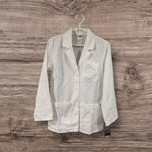 Dickies Women's Medical Lab Coat White Jacket
